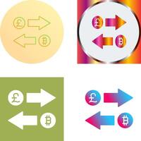 Exchange Icon Design vector