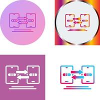 Data Synchronization Icon Design vector