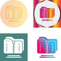 Compressed Icon Design vector