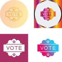 Vote Icon Design vector