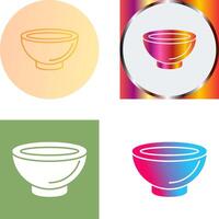 Bowl Icon Design vector