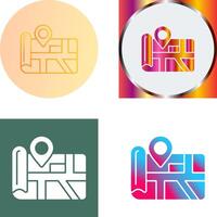 Map Icon Design vector