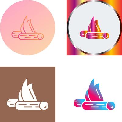 Bon Fire Icon Design