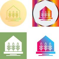 Farm House Icon Design vector