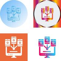 Computer Networks Icon Design vector