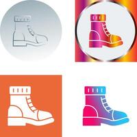 diseño de icono de botas vector