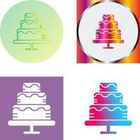 Cake Icon Design vector