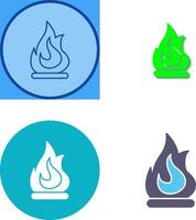 diseño de icono de fuego vector