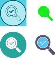 Magnifying Glass Icon Design vector