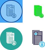 Privacy Icon Design vector