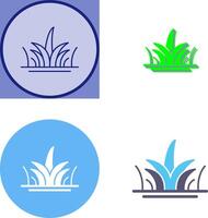 Grass Icon Design vector