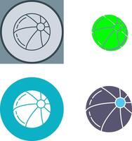 Beach Ball Icon Design vector