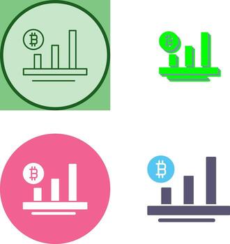 Chart Icon Design vector