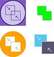 Combine Icon Design vector