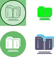 Compressed Icon Design vector