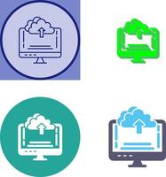 Upload Icon Design vector