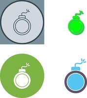 Bomb Icon Design vector