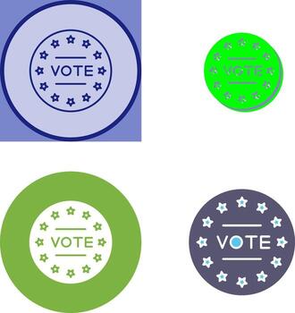 diseño de icono de voto vector