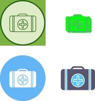 First Aid Kit Icon Design vector