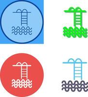 Swiming pool Icon Design vector