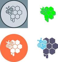 Honeycomb Icon Design vector