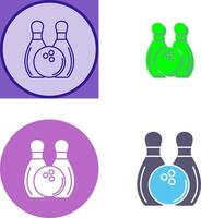 Bowling Icon Design vector