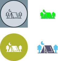 Tent Icon Design vector