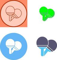 Ping Pong Icon Design vector