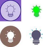 Light Bulb Icon Design vector