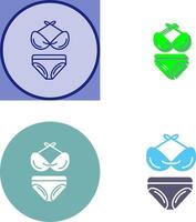 Bikini Icon Design vector