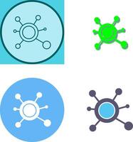 Molecule Icon Design vector