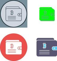 Wallet Icon Design vector