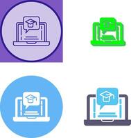 E Learning Icon Design vector