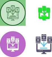 Computer Networks Icon Design vector