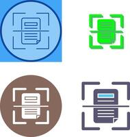 Scan Icon Design vector