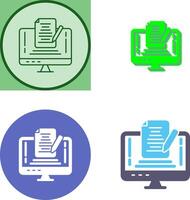 Note Icon Design vector