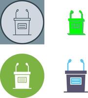 Debate Icon Design vector