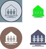 Farm House Icon Design vector