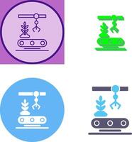 Conveyor Icon Design vector