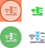 Smart Farm Icon Design vector