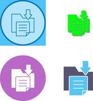 File Storage Icon Design vector