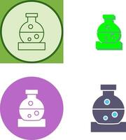 Flask Icon Design vector