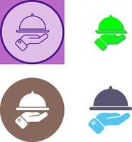 Waiter Icon Design vector