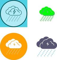 Rainy Day Icon Design vector