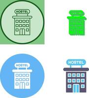 Hostel Icon Design vector