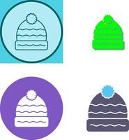 diseño de icono de sombrero de invierno vector