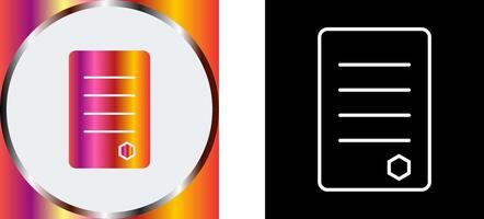 Unique Reports Icon Design vector