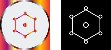 Unique Nodes Icon Design vector