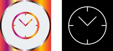 único reloj icono diseño vector