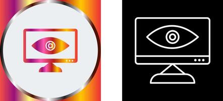 Unique Web Visibility Icon Design vector